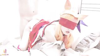 【极品萝莉女神-鸡蛋饼】窈窕身材少女91小魔女 饥渴的阿狸上下齐开 边口交边炮机插穴 肛塞尾巴蜜穴榨精，高清1080P原版无水印