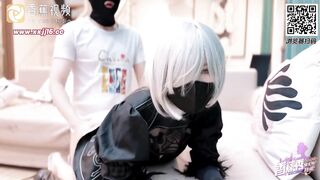 【香蕉秀xjx0084】香蕉女神・狐不妖【尤尔哈2B・听从主人的命令】高清1080P原版首发【xjx0084】