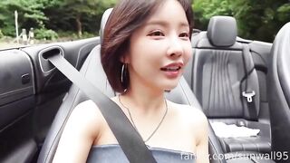 【onlyfans】大奶美女 富二代开着豪车带美女兜风 妹子表情好兴奋 随便在路边把事办了