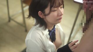 FNS-116 [中文字幕] 被补习班老师一直对着耳朵低语各种淫词秽语彻底沦为快感俘虏的妄想F罩杯学生 - 浅野心