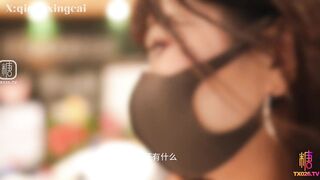 [糖心Vlog] 人妻的她 壹 电影院篇 约会人妻商场公厕激情性爱 - 桥本香菜