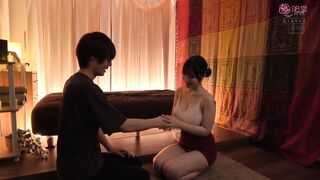 HMN-878 [无码中文字幕] 黑丝I罩杯疗愈师差点蹭到鸡巴的按摩与刺激五感的耳边淫语诱惑中出爆射18发男士SPA -  彩月七绪