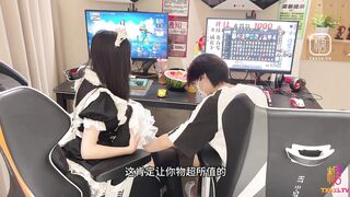 [糖心Vlog]【性爱陪玩】轻调洛丽塔少女 口穴侍奉无套强势打桩 - 小米粥