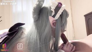 [糖心Vlog]【粉嫩蜜穴】被小偷威胁的奈奈 cos梦见月瑞希自慰 被发现后强迫肉体侍奉 - 小欣奈