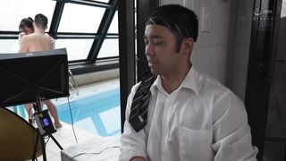 HMN-489 [中文字幕]   被迫穿上超色情的競賽泳衣羞恥和快樂拉扯之下最後允許他人肉棒中出的我的妻子-北野未奈