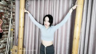 陈雅熙初试调叫 不情愿的带口球 敏感 舞蹈生(2)