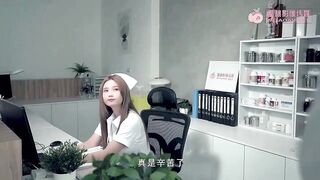 【蜜桃传媒】蜜桃女神-孟若羽【寂寞护士深夜轮值】医生肉棒插入幻想，高清720P原版首发【PMX049】